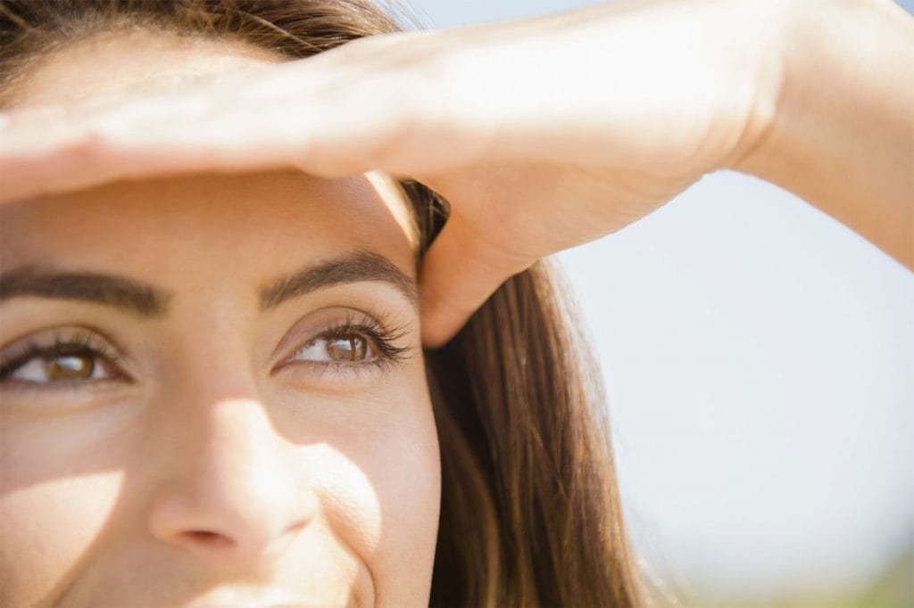 Heerlijk de zon, maar een zonnebril is noodzakelijk
