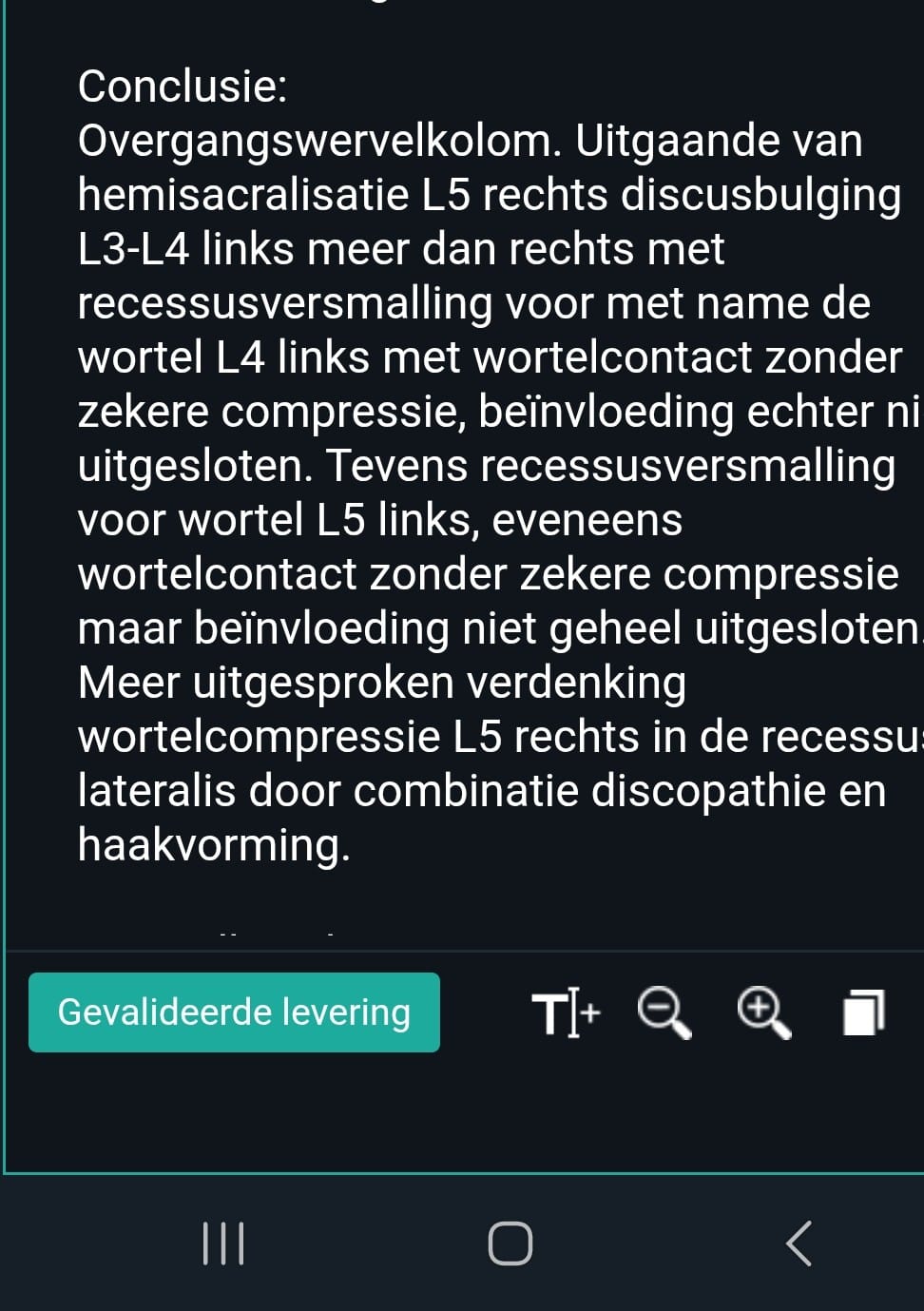 Mri rug uitslag - Medische Forum - Dokter.nl